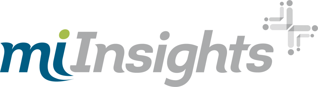 EBMS miInsights logo benefit plan analytic data reporting logo